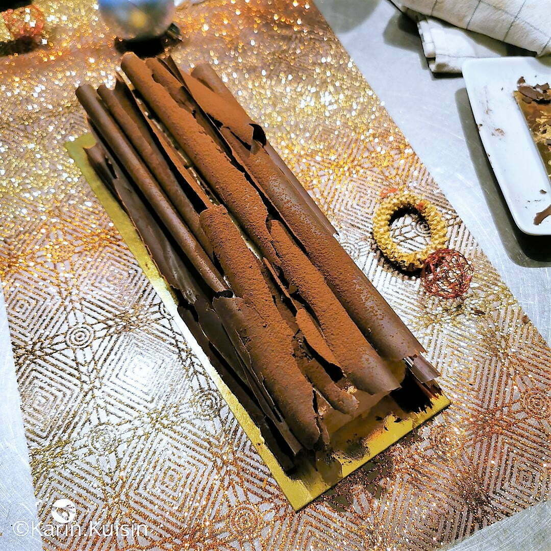 bûche marron mandarine Claire Heitzler final