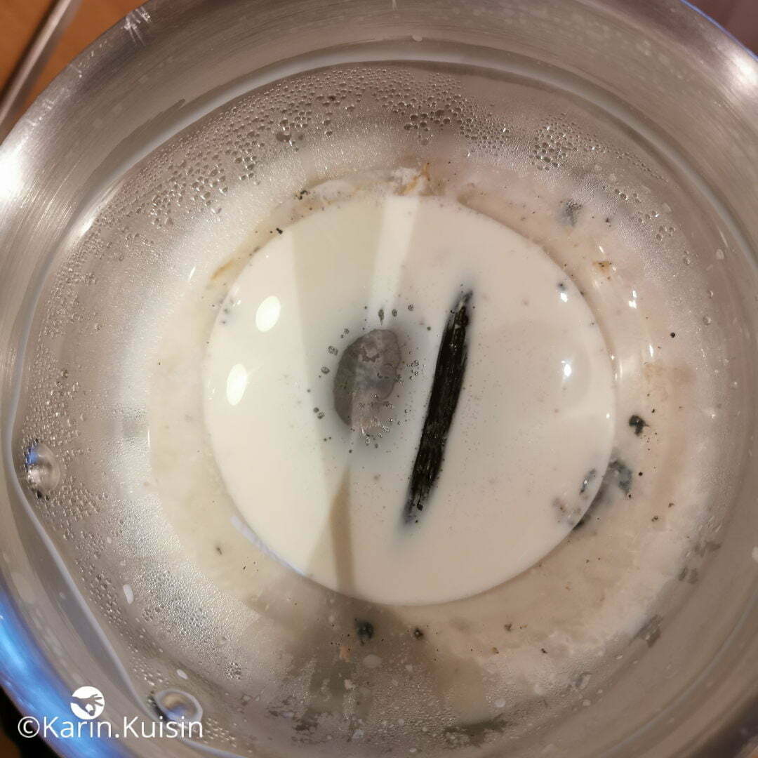lait vanille infuser