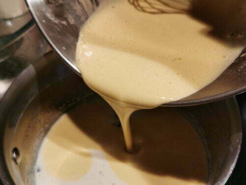 lait crème verser