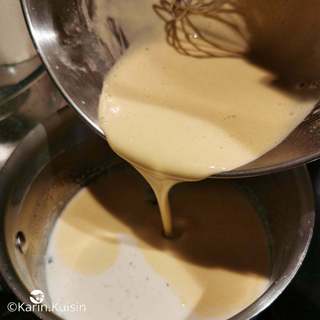 lait crème verser