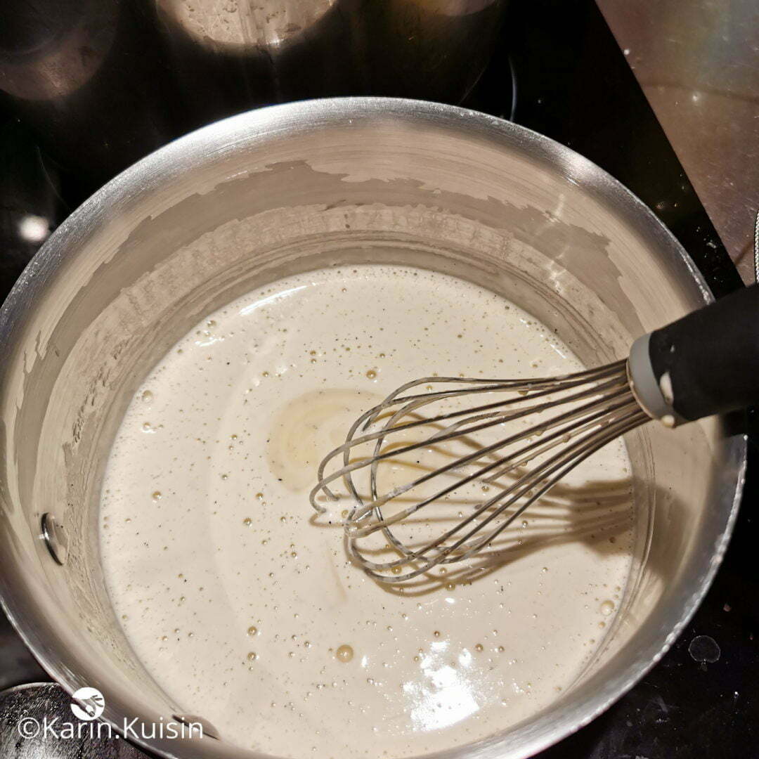 crème pâtissère bouillir