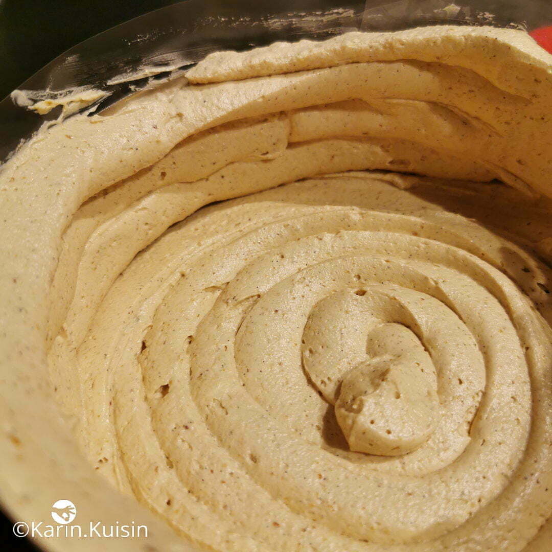 crème mousseline praliné pocher montage