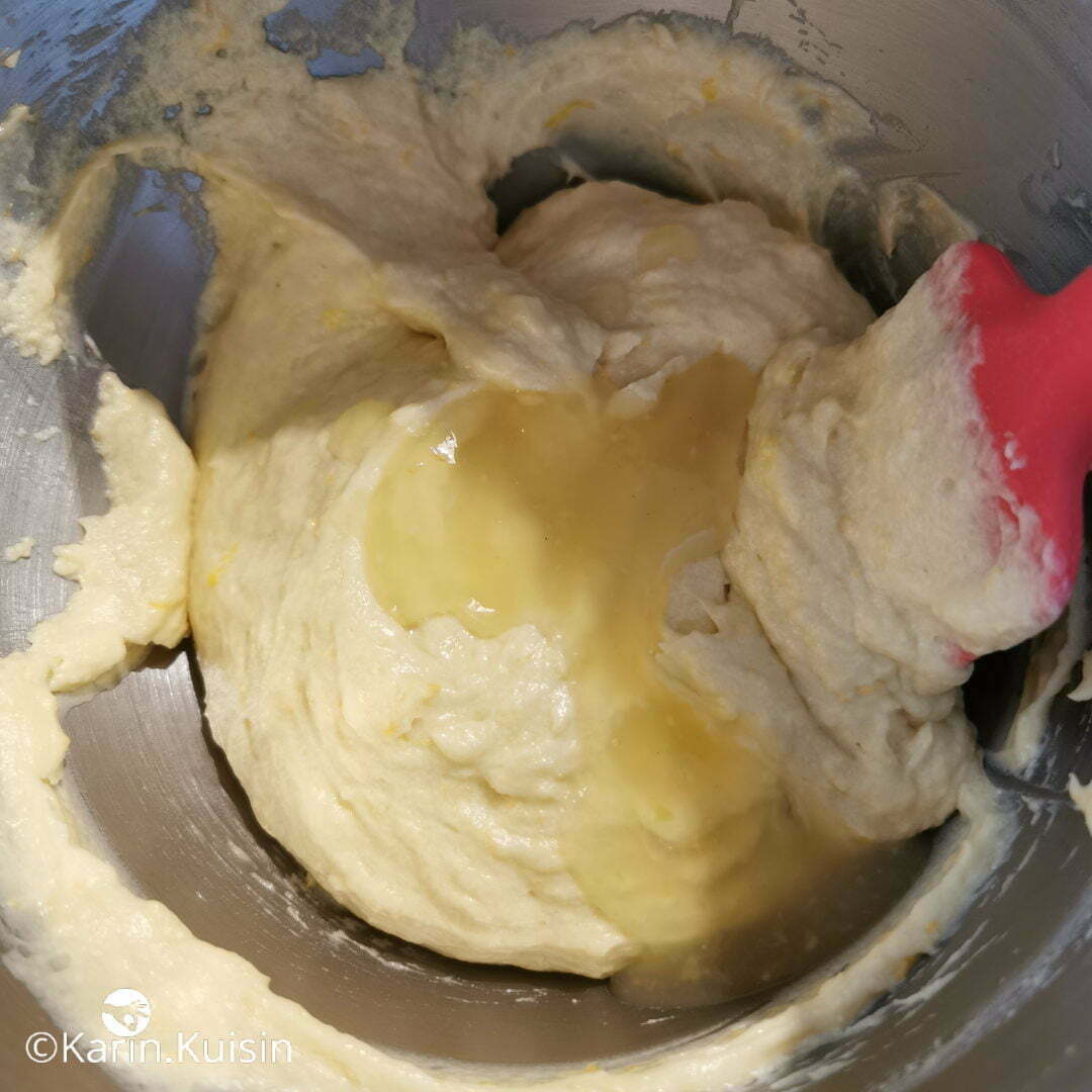 appareil cake citron ajouter
