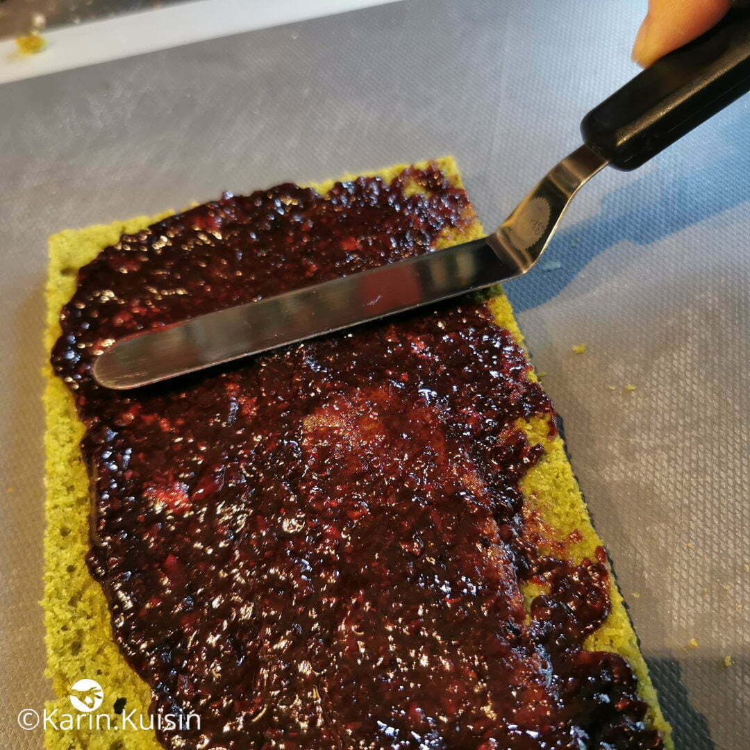 pain de gênes compotée étaler