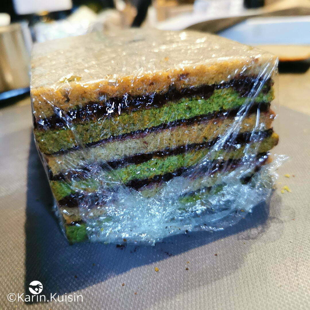 montage cake damier filmer