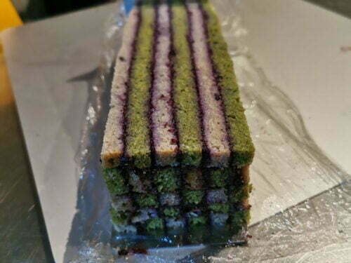 montage cake damier renouveler