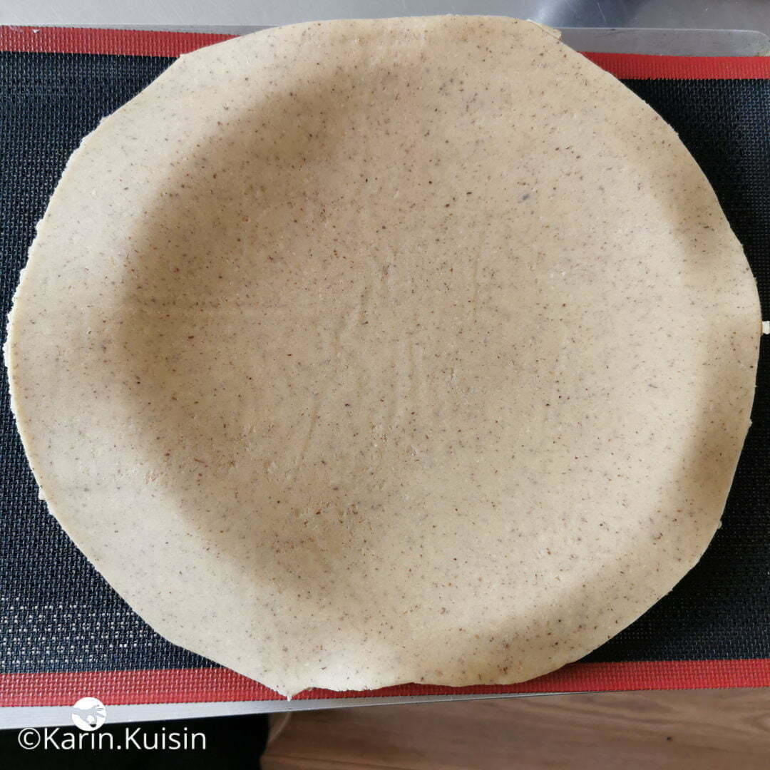 pâte tarte cercle foncer