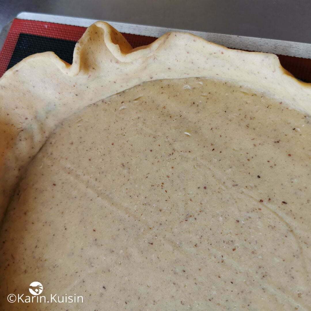 pâte tarte cercle foncer