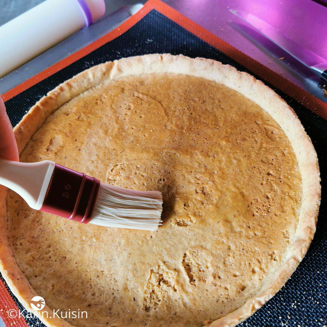 pâte tarte blanc d'oeuf badigeonner