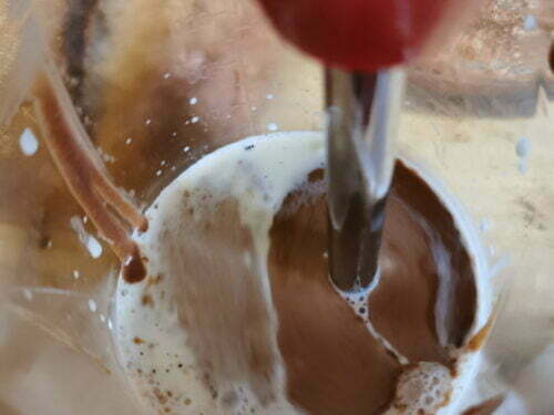 ganache gianduja noisette mixer