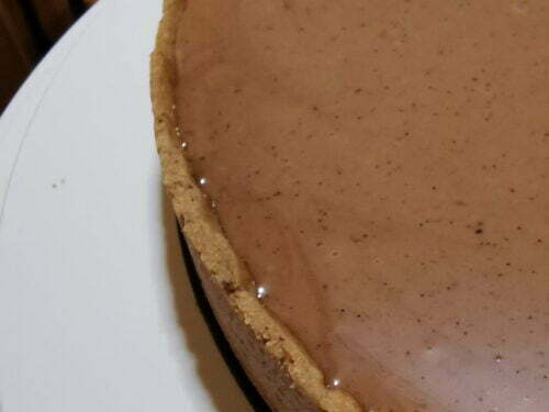 tarte ganache cristaliser