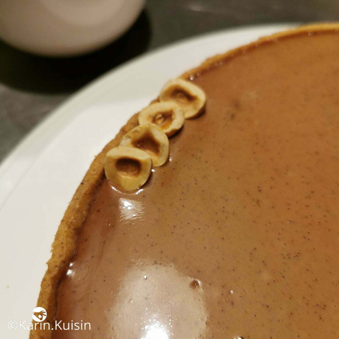 tarte noisette tour poser