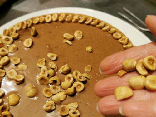tarte noisette montage remplir
