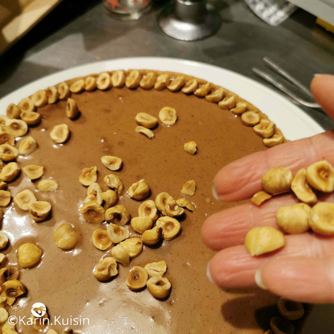 tarte noisette montage remplir