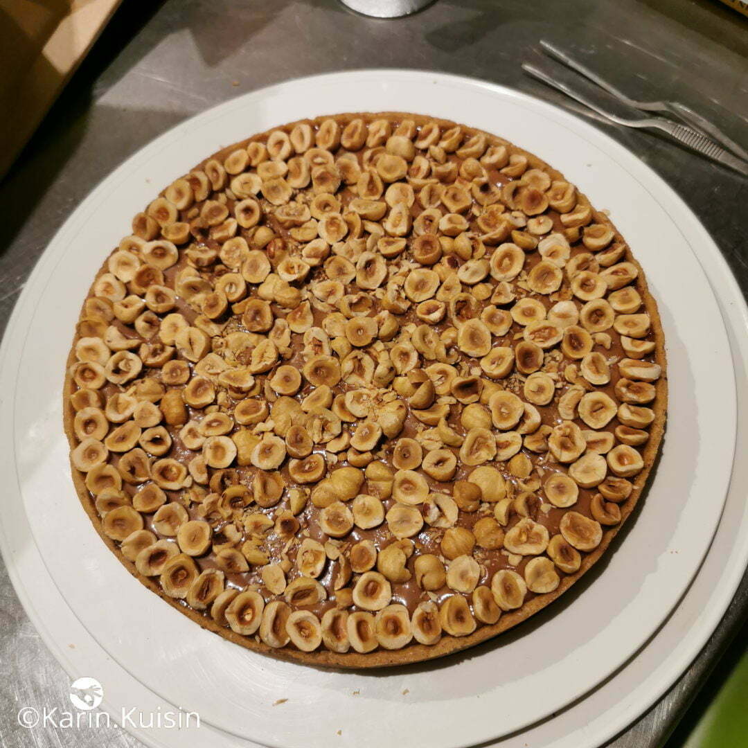 tarte noisette montage remplir