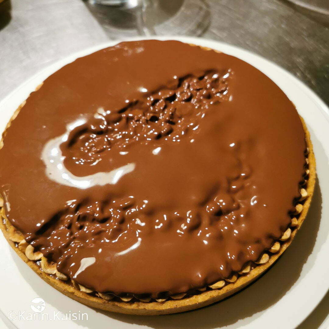 tarte montage chocolat fondre