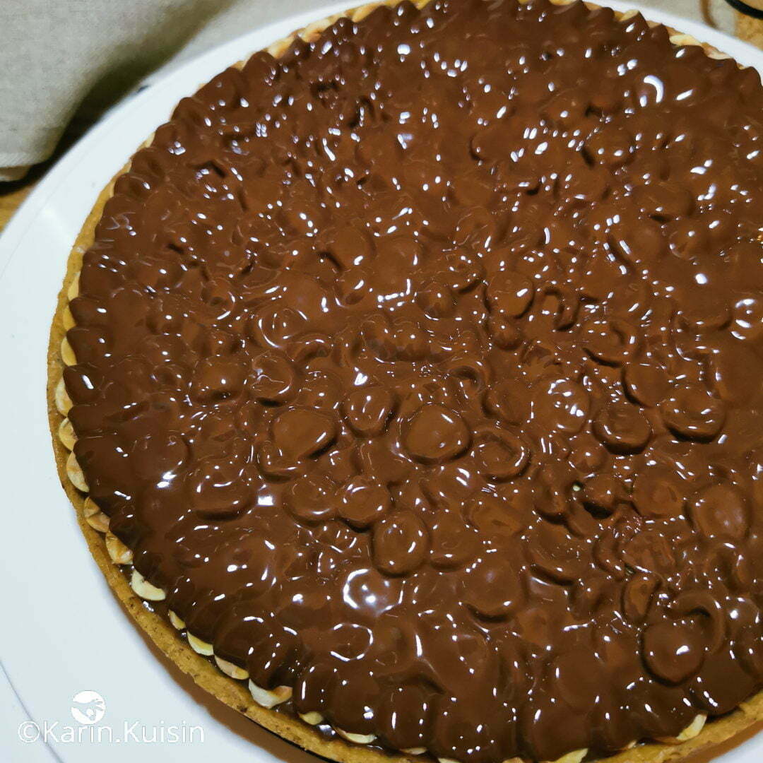tarte montage chocolat cristalliser