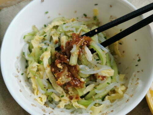 salade konjac sauce miso Rika Bau