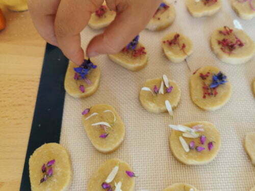 fleur biscuit ajouter