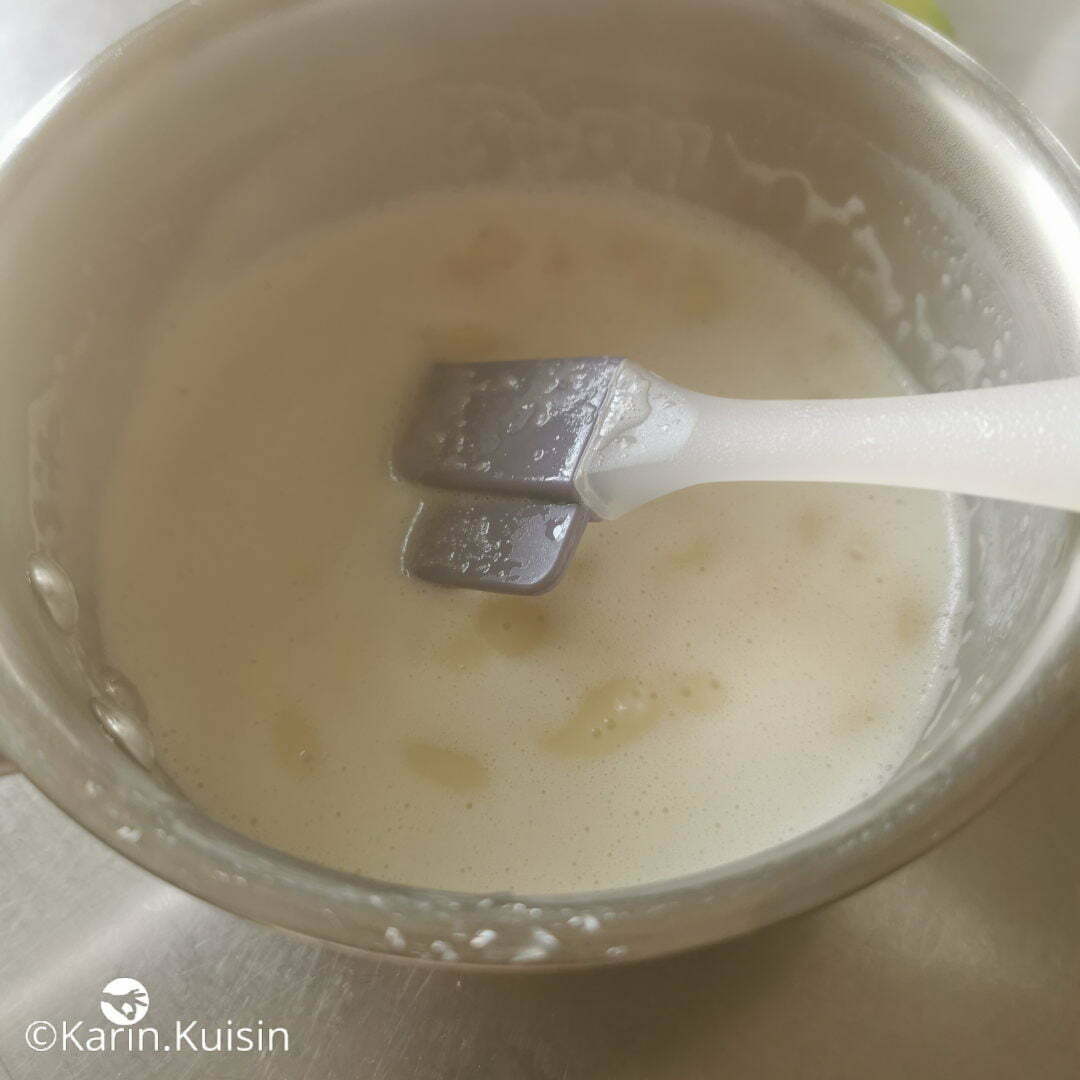 lait crème miel chauffer