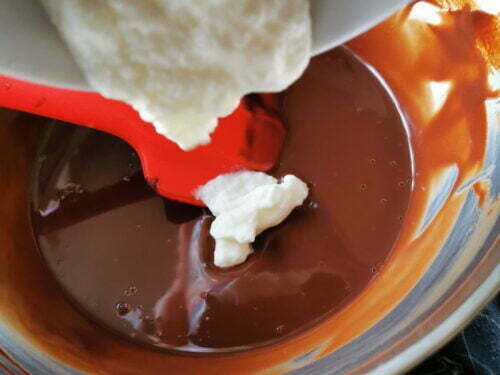 ganache yaourt verser