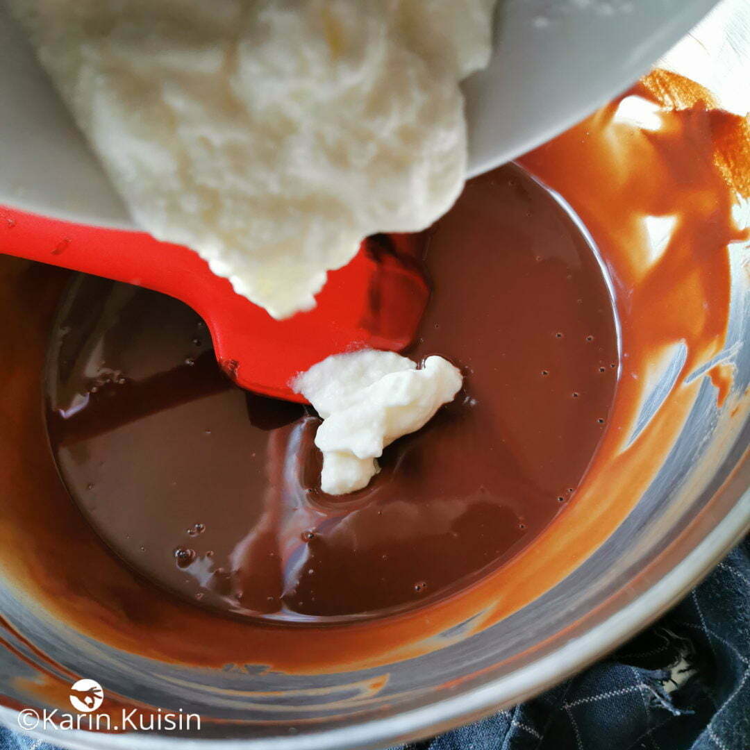 ganache yaourt verser
