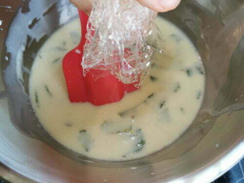 ganache menthe citron gélatine ajouter