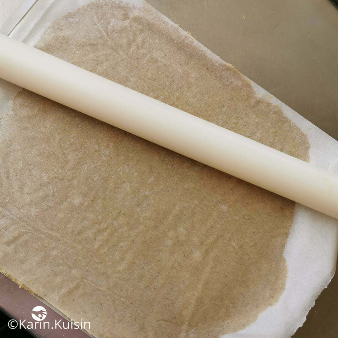 pâte sablé sarrasin étaler
