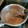 eau cacao sucre bouillir