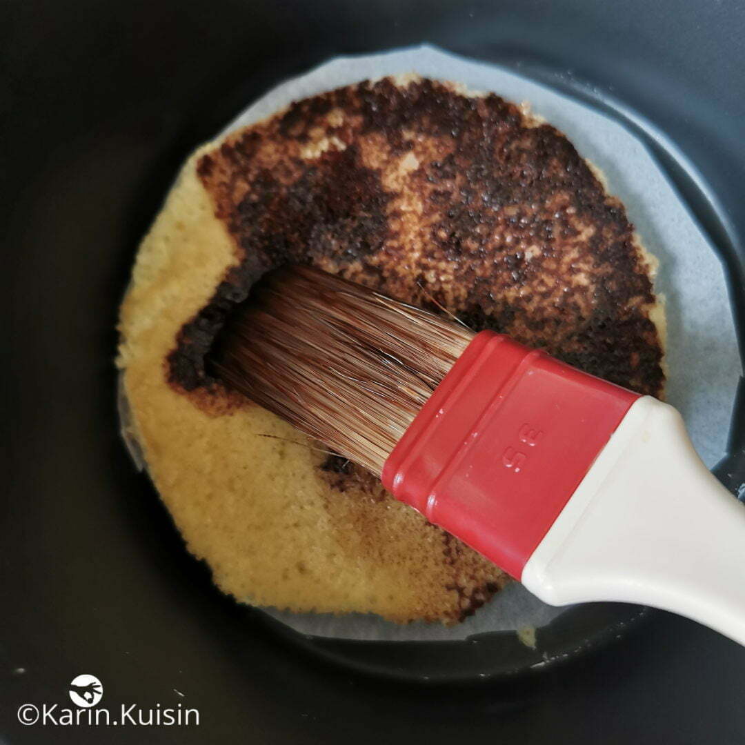 fond biscuit cacao imbiber