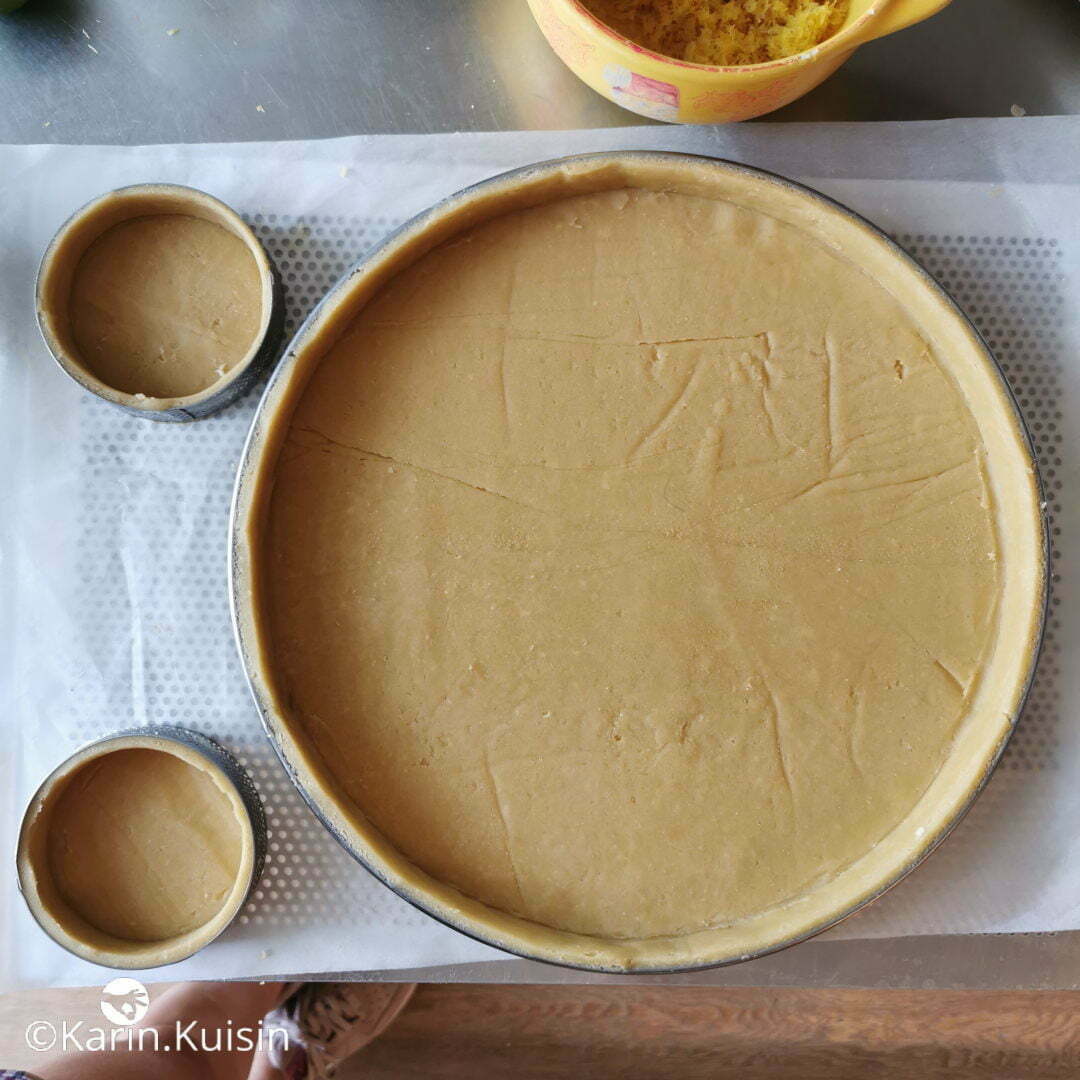 pâte tarte cercle foncer