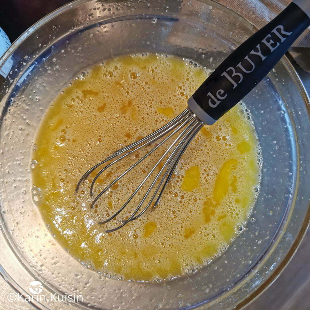 oeuf sucre mélanger
