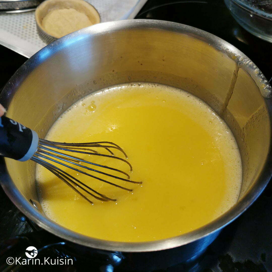oeuf sucre citron cuire