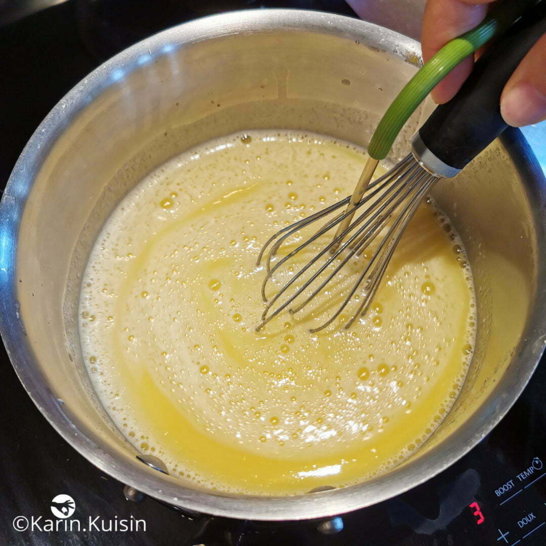 oeuf sucre citron cuire