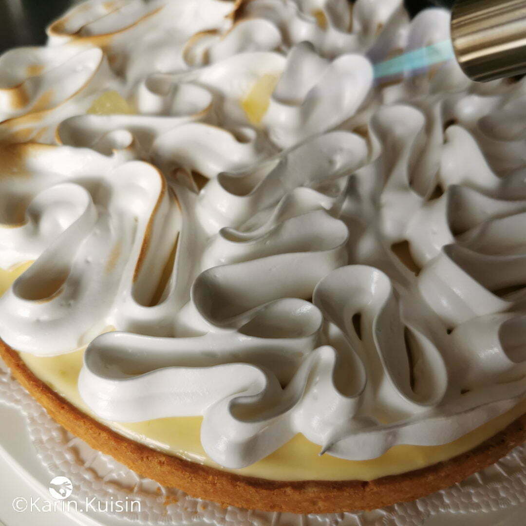 meringue chalumeau brunir