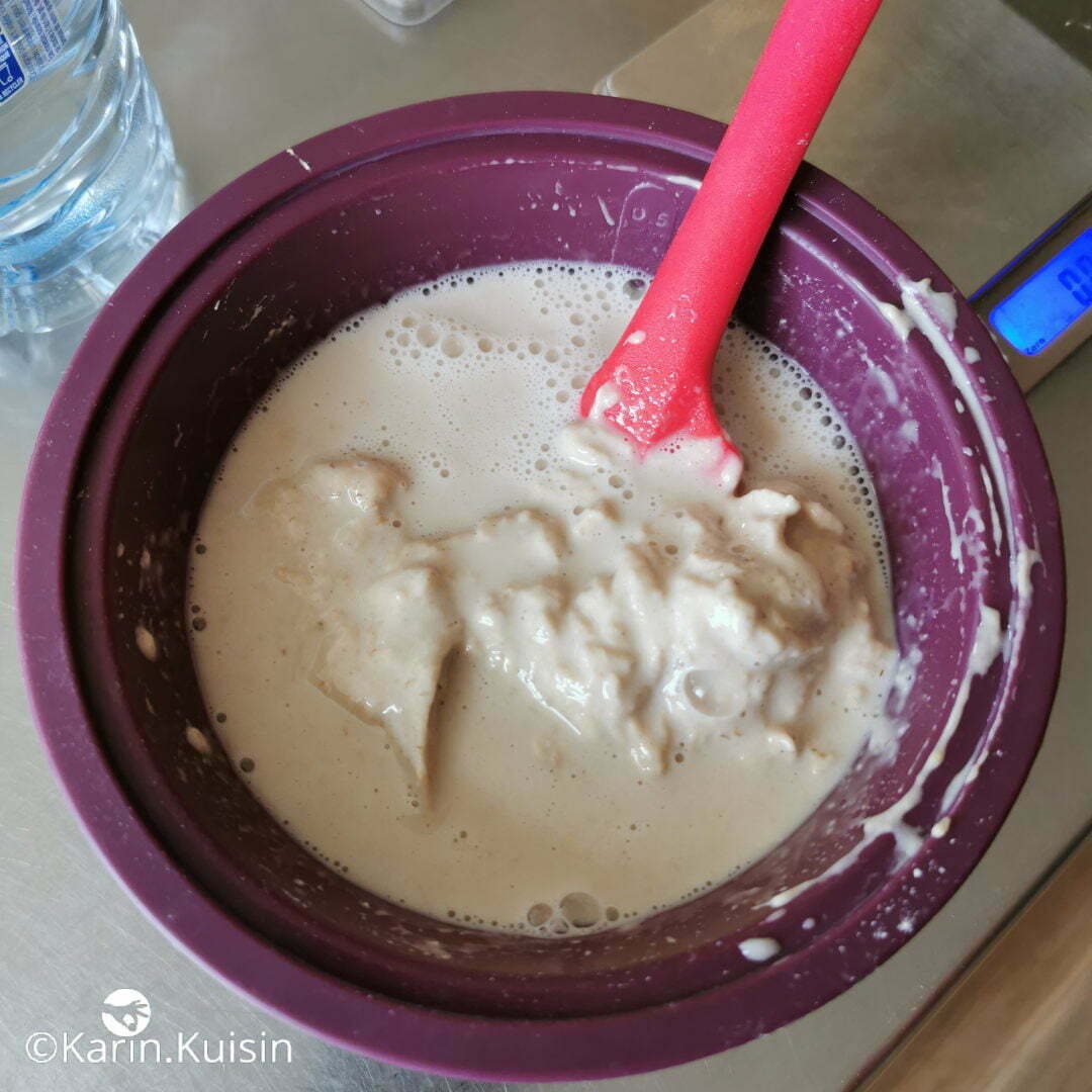 levain dur eau mélanger