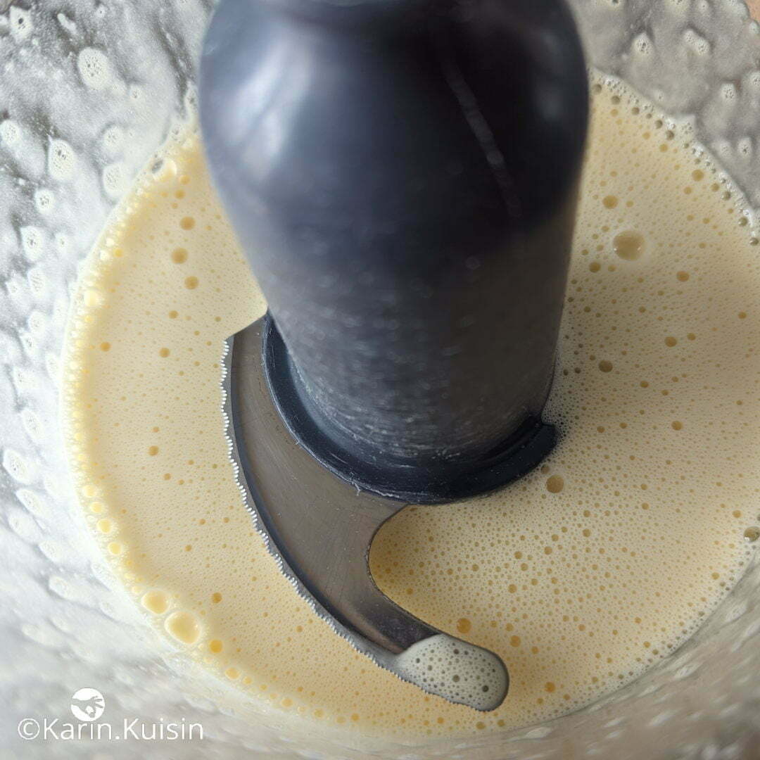 oeuf sucre miel mixer
