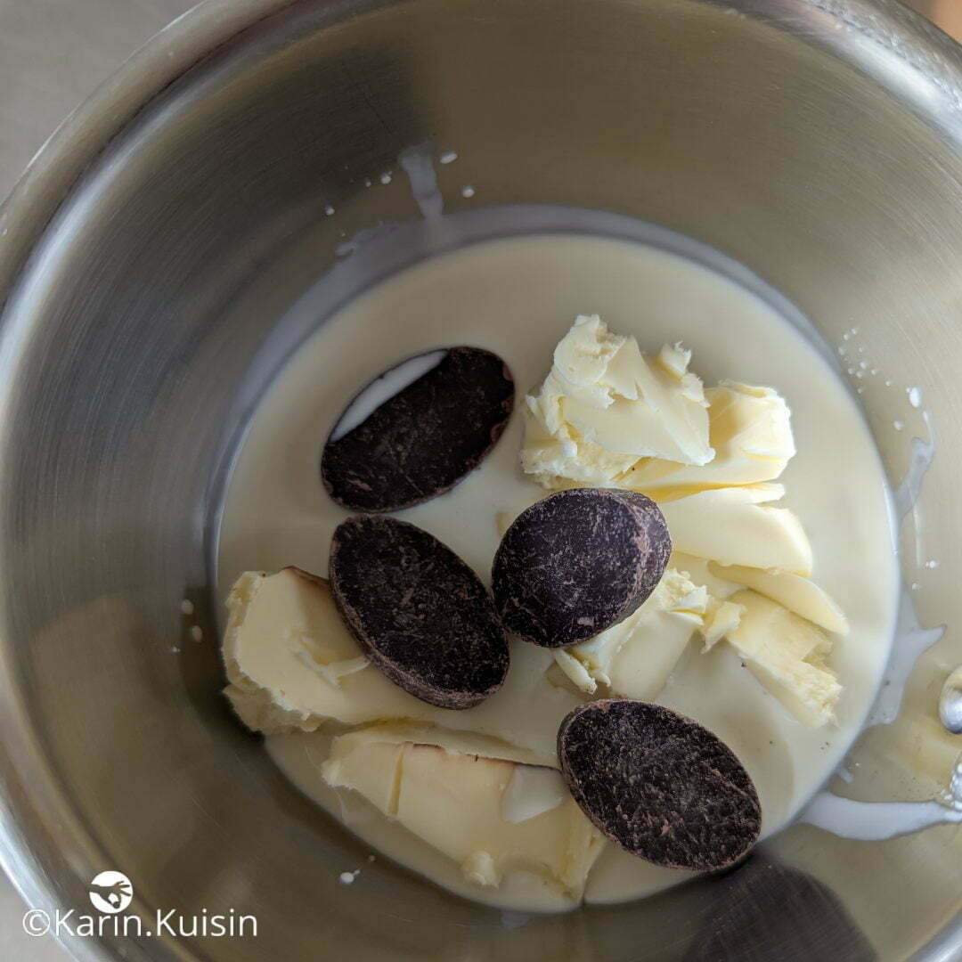 beurre crème chocolat ajouter