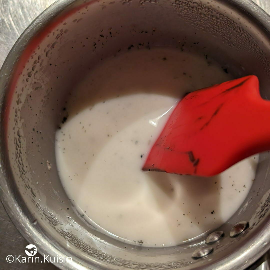 crème gélatine mélanger