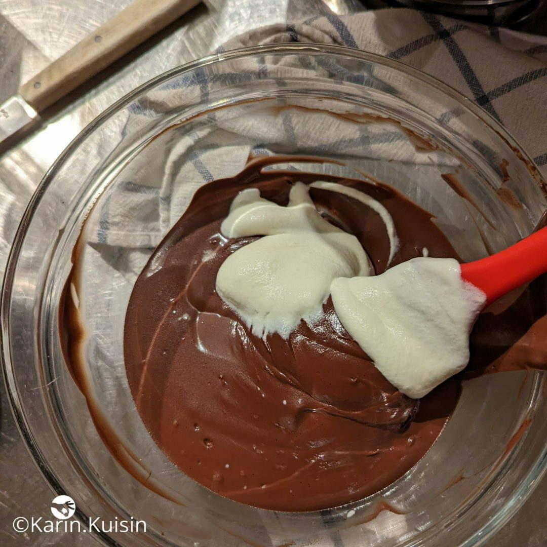 chocolat crème fouettée ajouter