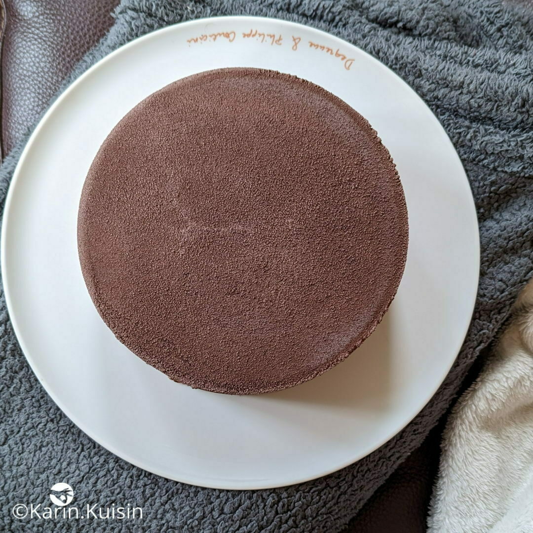 entremet chocolat vanille final empreinte sucrée