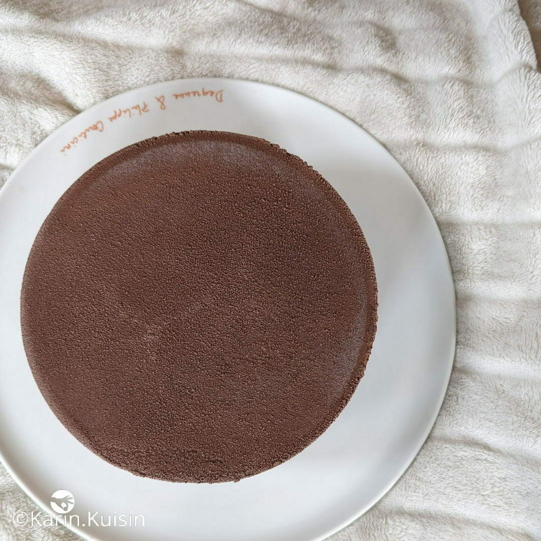 entremet chocolat vanille final empreinte sucrée