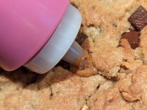 cookie caramel praliné garnir