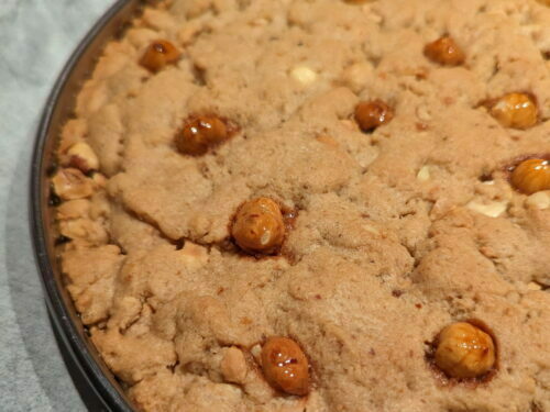 cookie noisette garnir