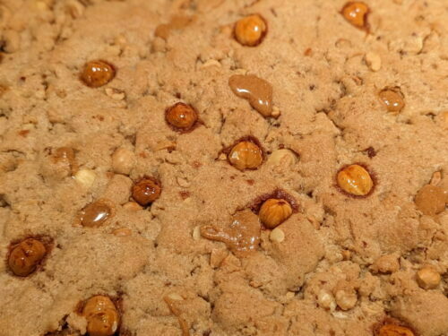 cookie noisette garnir