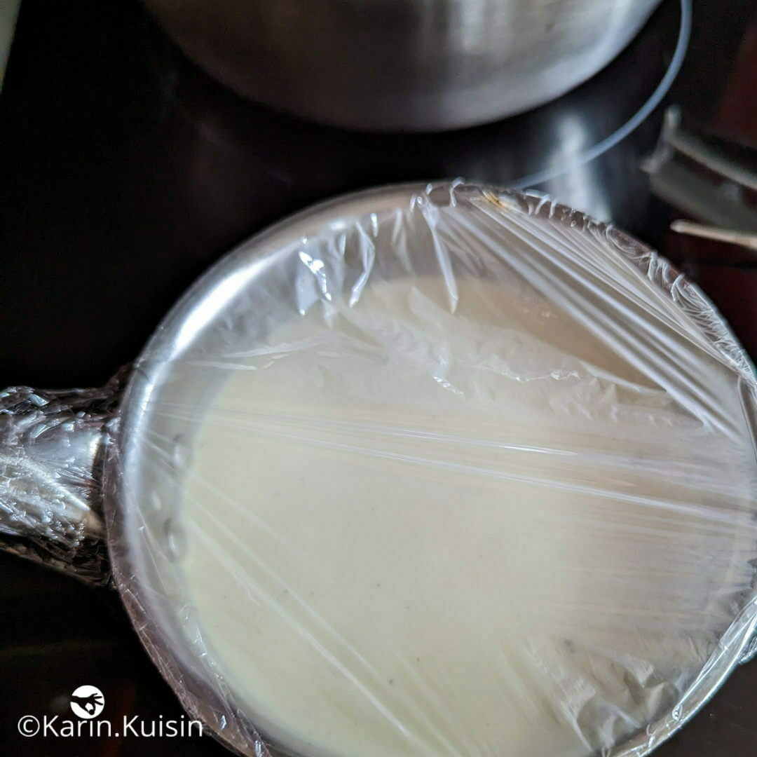lait crème vanille infuser