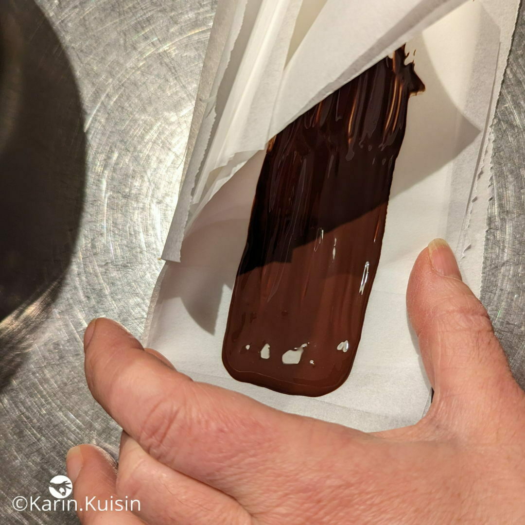 copeau chocolat pinceau