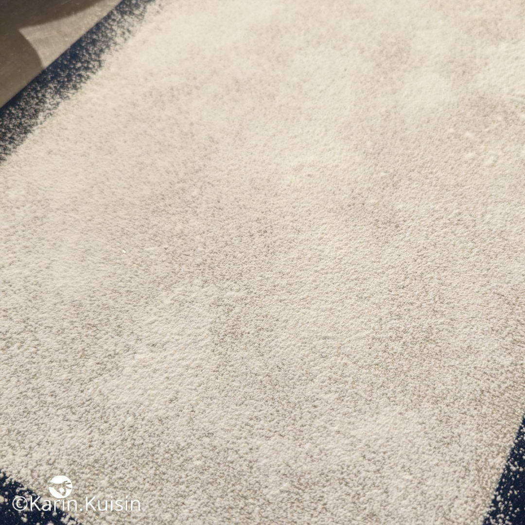 sucre fécule tapis saupoudrer