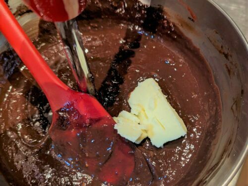 ganache chocolat framboise beurre ajouter