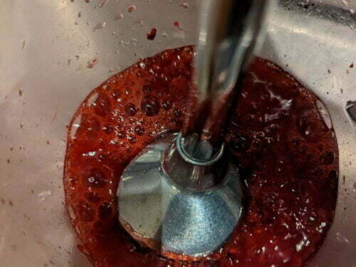 framboise sucre mixer